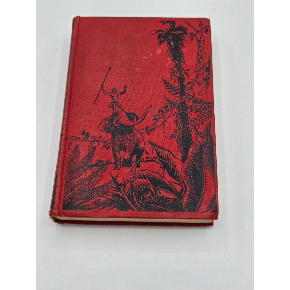 Tarzan the Untamed Hardcover Book Edgar‎ Rice Burroughs Grosset & Dunlap Red